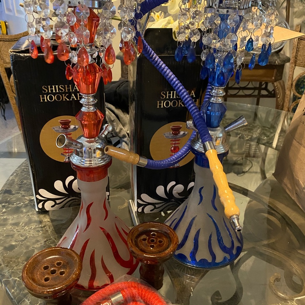Chandelier vase decor